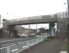 下妻市　峯歩道橋塗装工事